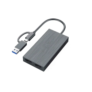 用于笔记本电脑显卡适配器图形适配器的高质量USB3.0至双高清电视4k视频显卡适配器 - Product Image 1
