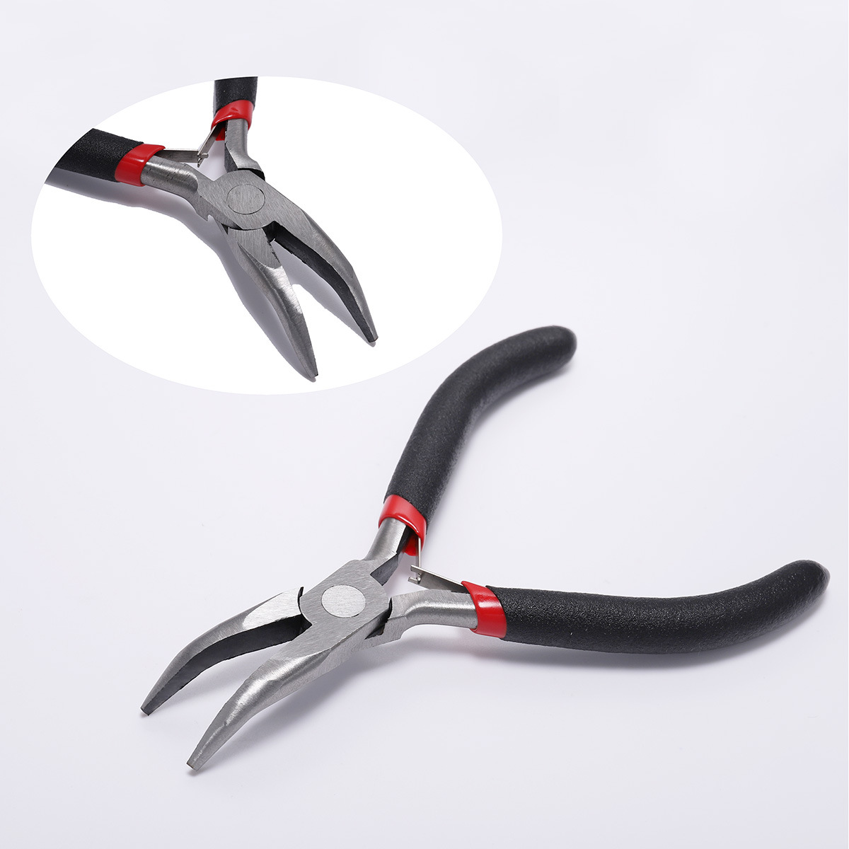 Curved-nose pliers
