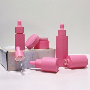 Skincare Packaging Set 30 <strong>ml</strong> 50 <strong>ml</strong> <strong>100</strong> <strong>ml</strong> Pink Tincture Colors Printing Serum Oil Dropper Bottle with <strong>Box</strong> - Product Image 1