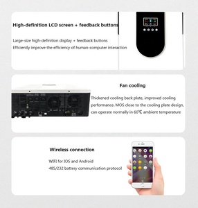 Ansimsgo 6.2kW Inversor híbrido solar 120A MPPT 6200W Salida Dual AC/Entrada solar Onda sinusoidal pura Control WiFi Sistema 48V - Product Image 3