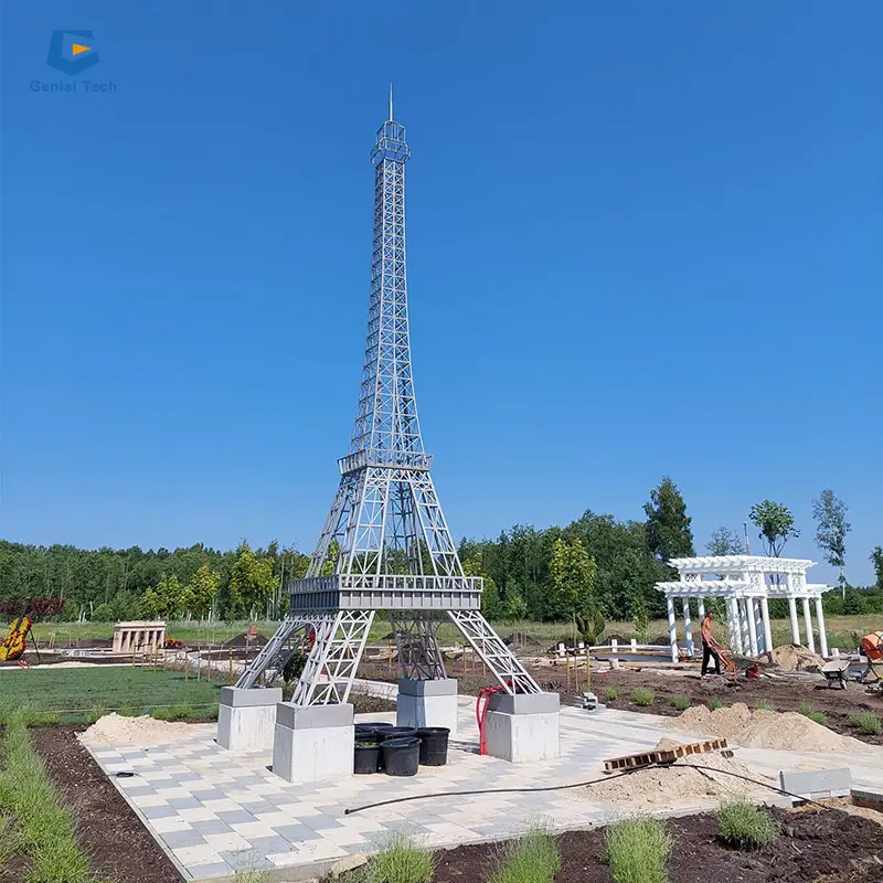 Escultura grande de Torre Eiffel en miniatura, fabricantes de esculturas del mundo en miniatura de la talla Mini, de la marca del año 2000