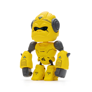 2022最新スタイルのミニロボットゴリラおもちゃロボット合金金属スマートロボットおもちゃ音とライト付き - Product Image 1