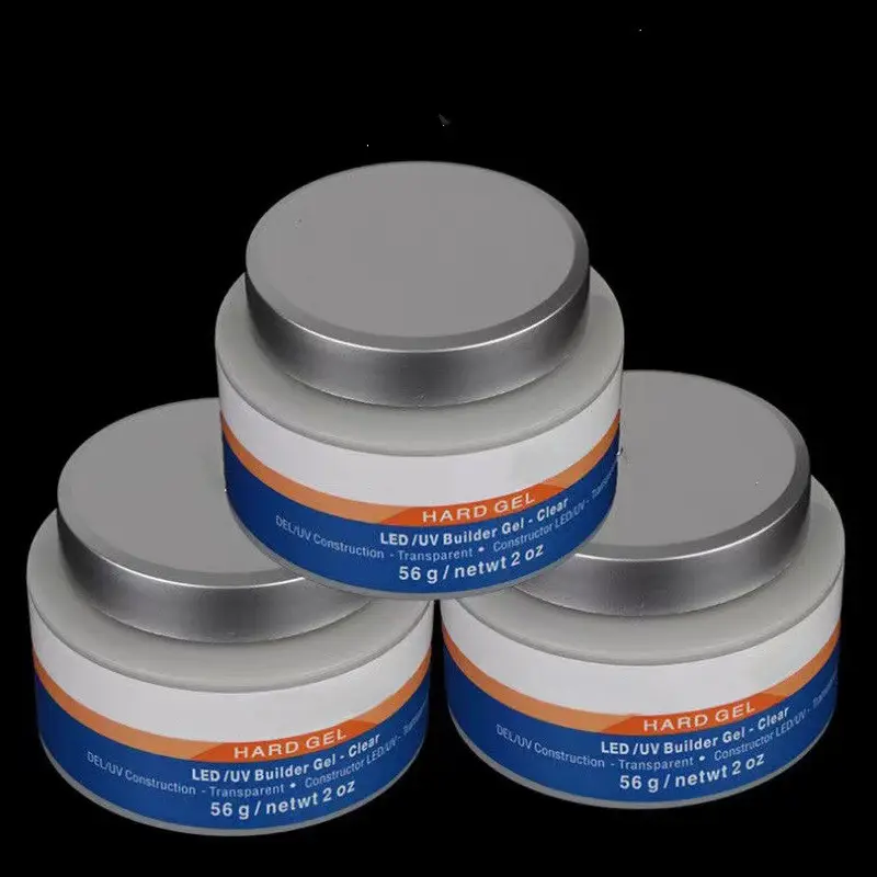 Gel d'extension multifonctionnel Uv 3 couleurs 56g pour la construction sans brûlure