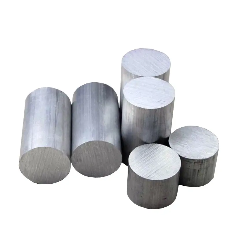 Cina produzione alluminio billet 2 a12 2024 5083 5754 7075 barra di alluminio 8mm 20mm barra tonda in alluminio barra quadrata