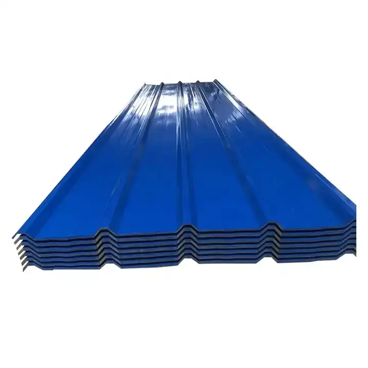Tôles de toiture ondulées de calibre 26, tôle d'aluminium galvanisée, tôle d'isolation thermique pour toiture