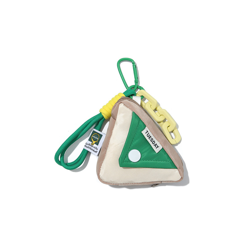 Hebilla de uñas triangular verde - Colgante