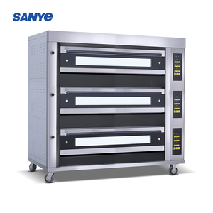 Nướng thiết bị thép không gỉ thương mại Lò nướng điện bánh Pizza nướng boong lò Lò nướng điện - Product Image 5