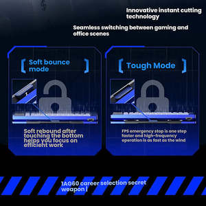 Aula AG60 Pro لوحة مفاتيح ممغنطة سلكية rt1mm 8KHz الكمون 0.00khz laming لوحة مفاتيح Esports منخفضة ل CSGO/PUBG/APEX - Product Image 6