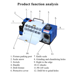 3-13mm Drill Bit <strong>Grinder</strong> 220V Twist Drill Bit Sharpener Machine Drill Grinding Machine <strong>Rolling</strong> Knife Sharpener Grinding Wheels