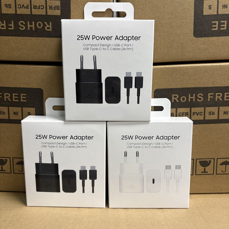 White EU Plug with cable