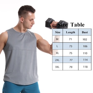 Yaz spor kolsuz T-shirt hızlı kuru erkek yelek koşu Fitness eğitim basketbol Tank Top - Product Image 5