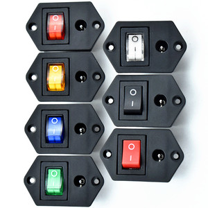 <strong>5</strong>.5X2.<strong>1</strong> or <strong>5</strong>.5X2.<strong>5</strong> MM <strong>5</strong>.5MM <strong>2</strong>.1MM <strong>2</strong>.5MM Jack DC Power Connector With 12 Volt Rocker Switch Kcd1 <strong>2</strong> 3 <strong>4</strong> Pin - Product Image 4