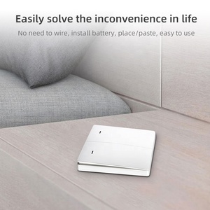智能家居产品图雅智能生活开关zigbee 2组单点击场景开关无线场景开关 - Product Image 3