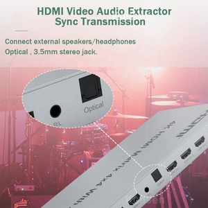 Xput Model Ultra HD 4K 60Hz 30Hz 2.0 HDMI Switch <strong>4</strong> in <strong>4</strong> Out 4x4 Matrix hdmi Switch Splitter V2.0 With IR RS232 Audio Extractor - Product Image 4