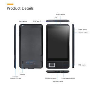 HFSecurity FP07 codice a barre con impronte digitali QR Card riconoscimento facciale presenza e dispositivo di controllo accessi con Dual SIM RFID - Product Image 6
