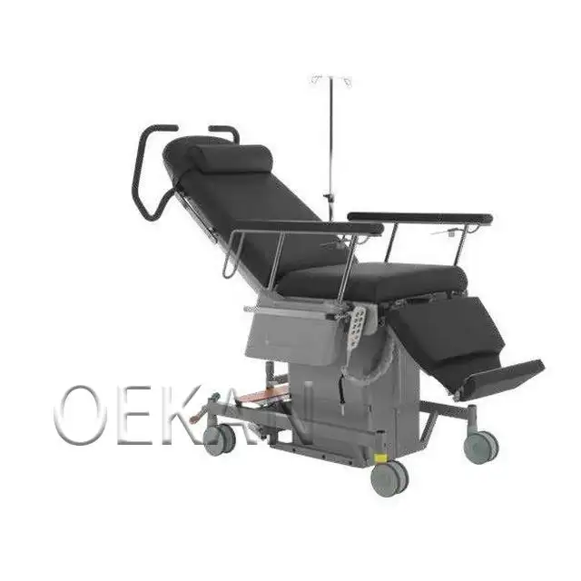 Hastane tıbbi elektrikli hareketli Recliner tedavi infüzyon sandalye çok fonksiyonlu hasta teşhis sandalye