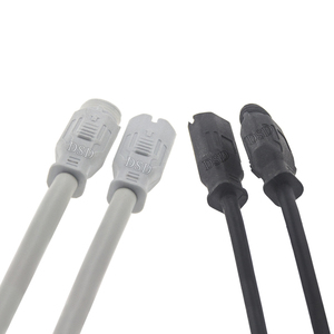 IP65 M12 LEDライトコネクタ2ピン3ピン4ピン男性女性プラグラウンドケーブルフラットコネクタ高保護レベル - Product Image 6