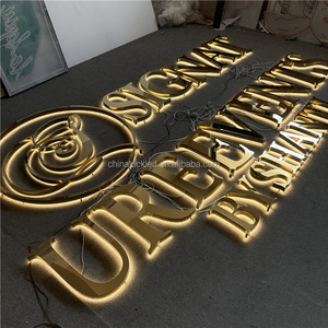 Custom 3D Outdoor <strong>Logo</strong> Sign Led 3d Backlit Sign Customize Led Sign - Product Image 4
