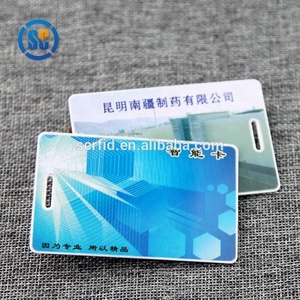 Sencan库存门禁卡非接触式可打印TK4100 T5577 125千赫射频识别空白聚氯乙烯射频识别翻盖卡 - Product Image 1