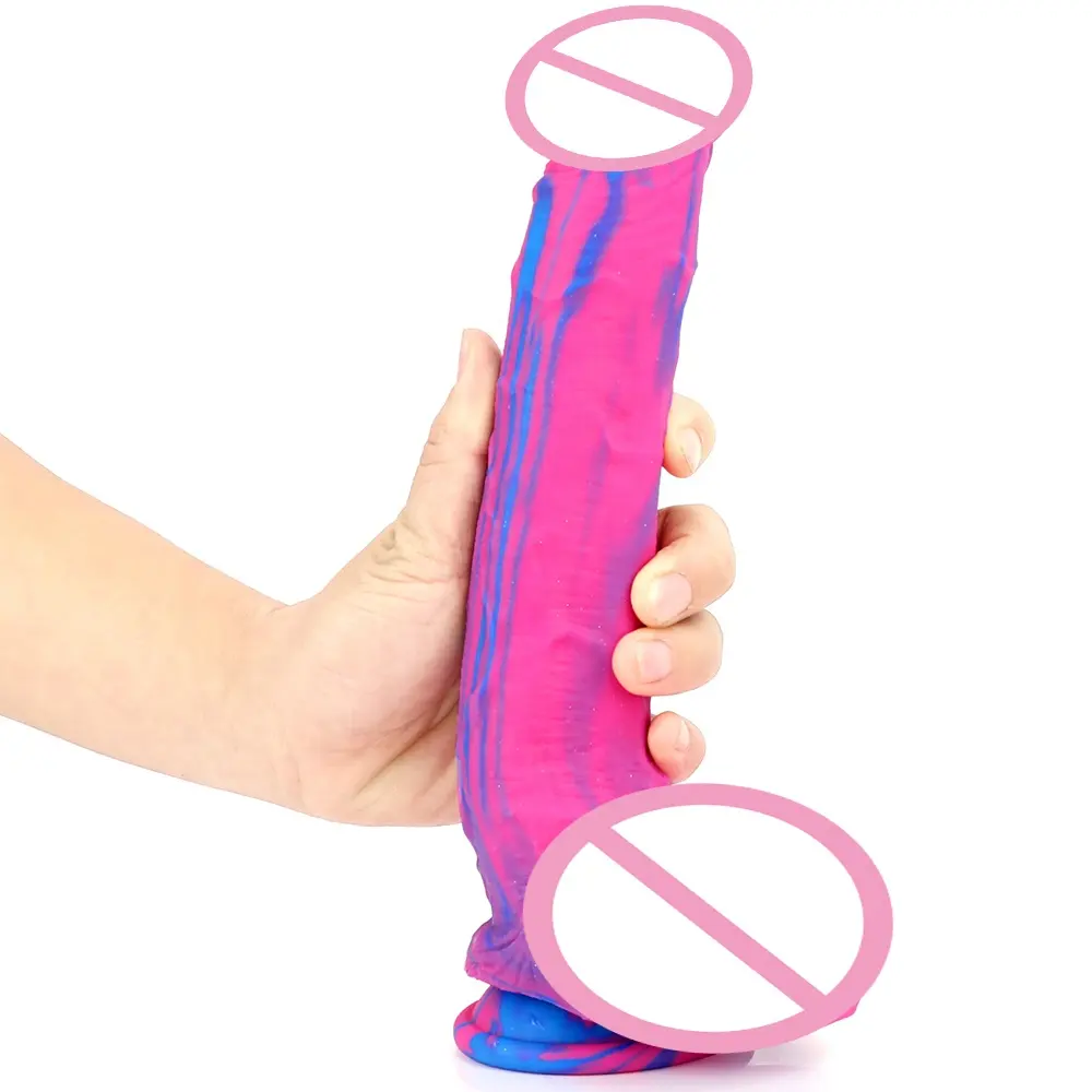 11inch Long Soft Waterproof Real Lifelike Huge Cock Sex Toy Women G-Spot Stimulate Penis Man Anal Plug Silicone Realistic Dildo