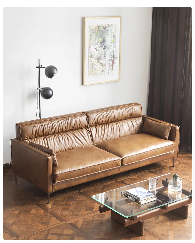 Sofá conjunto de móveis sala com frete grátis couro reclinável sofá secional conjunto couro conhaque