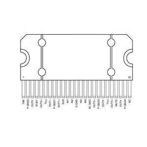 Taidacent12V ABクラス4 * 45WZIP-25リニアチューブハイパワー4チャンネルクワッドブリッジカーサウンドラジオアンプICチップTDA7388 - Product Image 5