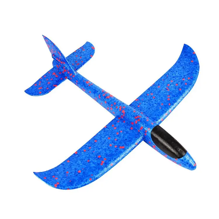 48cm grande main lancement lancer mousse avion modèle planeur avion modèle extérieur bricolage enfants jouets éducatifs