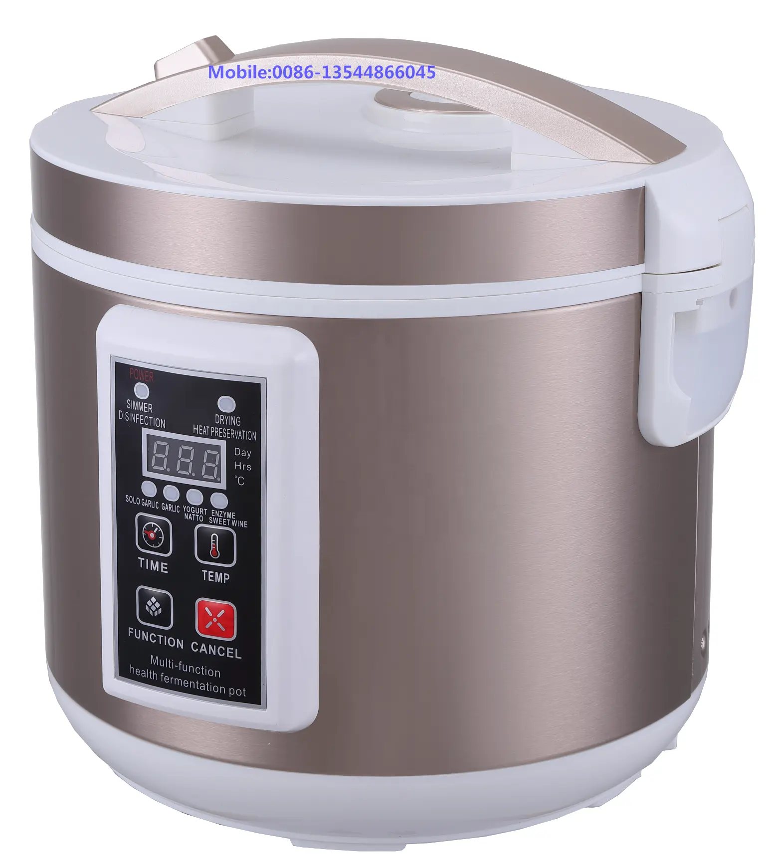 La mejor máquina para hacer yogur de fermentación, 5L, control preciso de temperatura constante, máquina para hacer yogur, tarro para hacer yogur, acero inoxidable, el mejor de la tienda de yogurt