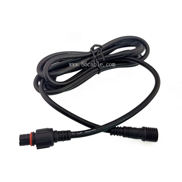 Cable de sensor RGB, 2 pines IP67 de conector impermeable, 3 pines, 4 pines, 5 pines y 6 pines, 24AWG a 16AWG, LED, macho y hembra