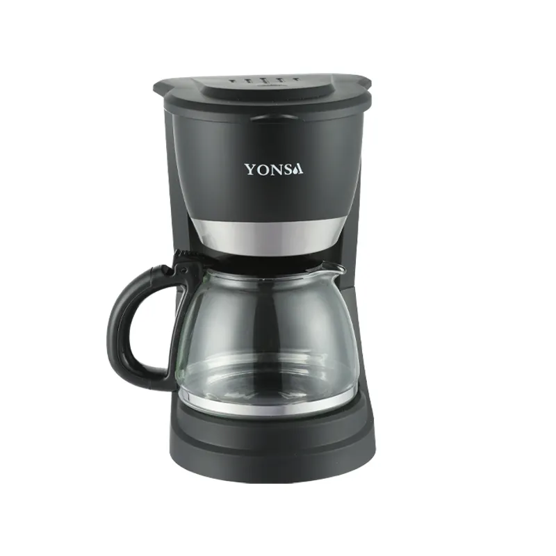 2023 Popular 650ML filtro reutilizable máquina de café tarro de vidrio 6 tazas cafetera de goteo eléctrica