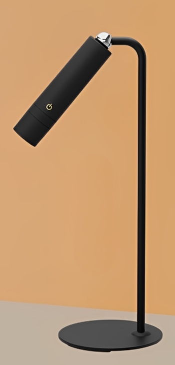 Lampe de table rechargeable noire