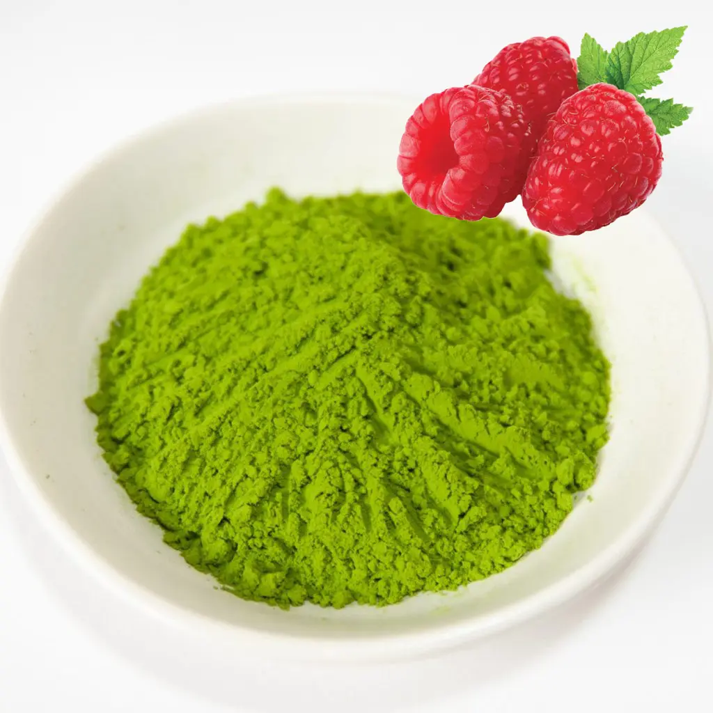 Free Sample Organic Matcha Private Label Raspberry Flavour Matcha 100% Natural Pure Green Tea Powder