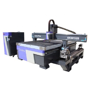 Enrutador CNC máquina de grabado para carpintería 1325 enrutador CNC de 4 ejes Y 3 ejes con rotativo