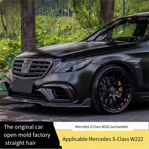 Adatto per la modifica del paraurti in fibra di carbonio e del Kit carrozzeria della Mercedes-Benz classe S W222. - Product Image 4