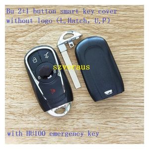 Di alta qualità per Buick 2 + 1 pulsante Smart Cover chiave senza logo con chiave di emergenza HU100