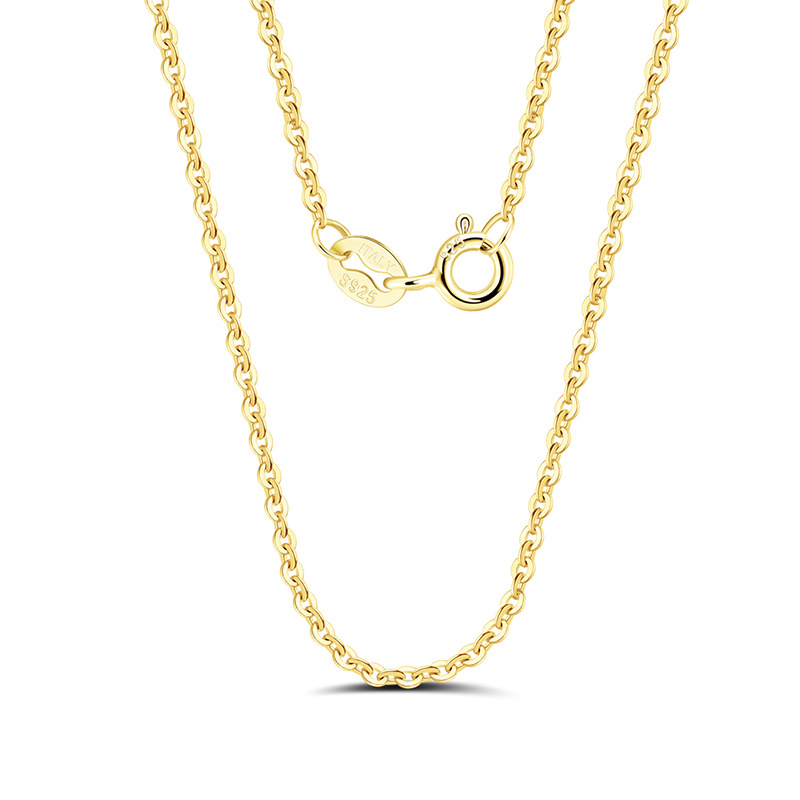 Chaîne de polissage en or 14 carats, 1 mm