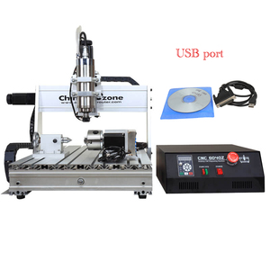 Mini máquina de 4 ejes para carpintería CNC Router 6040 - Product Image 4