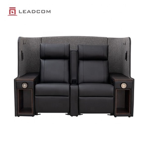 LEADCOM LS-813B ZERO GRAVITY Siège de couple de qualité supérieure Siège de cinéma électrique Vip de luxe commercial Fauteuil de cinéma inclinable - Product Image 4