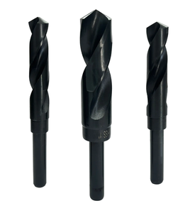 HSS4341 Reduced Shank Twist <strong>Drill</strong> <strong>Bits</strong> 14 16 18 22 24 <strong>27</strong> 29 33 36 39 43 45 48 50mm Al TiN Black Coated - Product Image 4