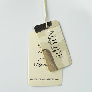 Etiqueta colgante de papel en relieve de lujo, etiqueta colgante de columpio personalizada, accesorios de ropa, etiquetas de ropa para ropa con cuerda - Product Image 5