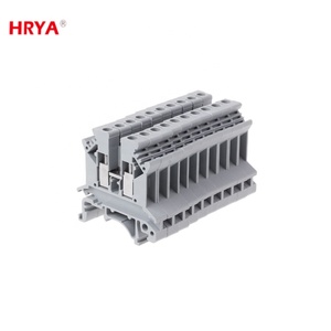 Conector de bloque de terminales montado en riel eléctrico Universal de 2,5mm, bloques de terminales de riel DIN para sistemas de riel eléctrico - Product Image 1