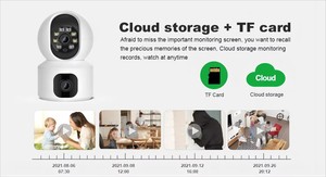 กล้องนิรภัยอินโนโตรอนิค Tuya 2.0MP อัจฉริยะเลนส์คู่2.4กิกะเฮิร์ตซ์กล้องติดตามอัตโนมัติ - Product Image 4