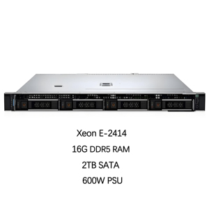 Mới <span class=keywords><strong>Dell</strong></span> <span class=keywords><strong>PowerEdge</strong></span> R360 Xeon E-2414 4C 2.6GHz 16GB 2TB SATA doanh nghiệp hot-swappable 600W PSU tùy chỉnh 1U Rack máy chủ - Product Image 1