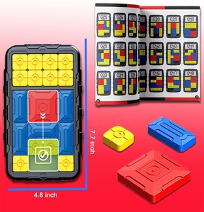 Descuento 2 PK Challenges Slide Board Blocks Juegos de rompecabezas para niños Intelligence Unblock 500 + Leveled Up Super Slide Game - Product Image 6