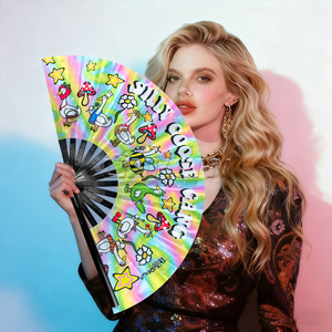 Tùy chỉnh tuyệt vời cầu vồng lớn niềm tự hào Rave tay người hâm mộ - Product Image 3