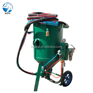 Yüksek basınçlı kumlama tankı endüstriyel pas temizleme boya kaldırma BA-500S uzaktan kumanda kumlama makinesi - Product Image 2
