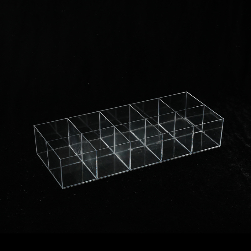 Transparent 10-compartment uncapped (31.5*12.7*6)