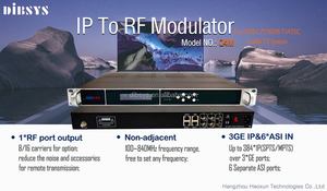 12/24 Full HD H.264 HEVC Encoder H265 DVB to IP Encoder per sistema DVB-C Radio & apparecchiature di trasmissione TV - Product Image 2