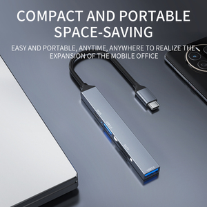 5 IN 1 tipo C mozzo ADS-806c con SD TF Card Reader Dock Station per Computer Notebook telefono portatile Multi adattatore 5 porta USB C Hub - Product Image 3