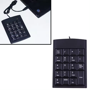 Mini teclado USB Adaptador de teclado numérico con cable USB 19 teclas para PC portátil - Product Image 2